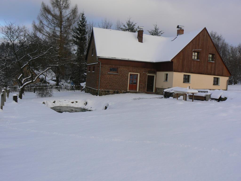 Chalupa Na Louce Salmov Villa Mikulášovice Oda fotoğraf